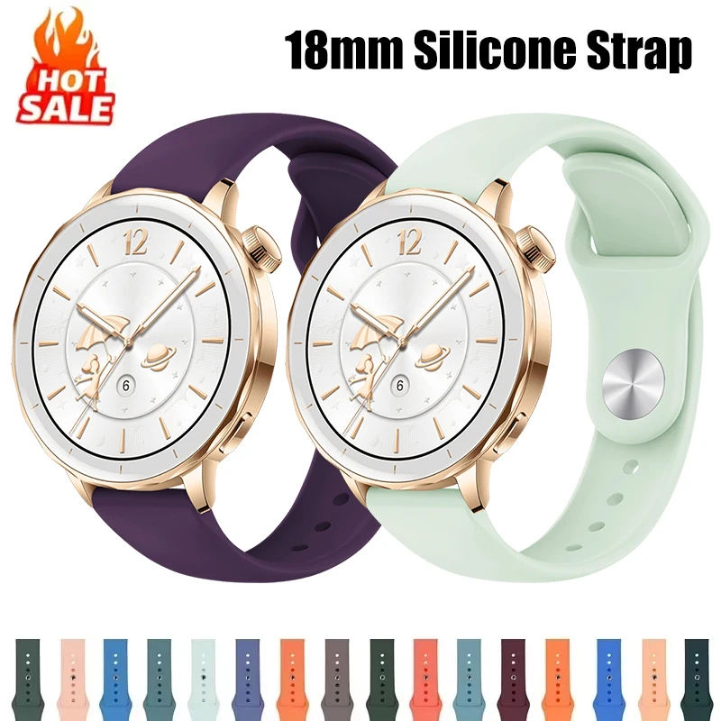Fossil Smartwatch Accessories - 18mm silikonowy pasek do zegarka Huawei