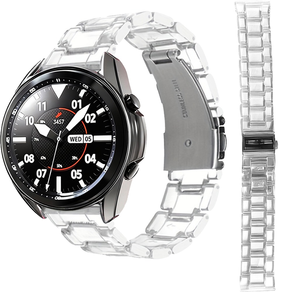 Titan Smartwatch Accessories - Przezroczysty, żywiczny pasek z trzema ogniwami,